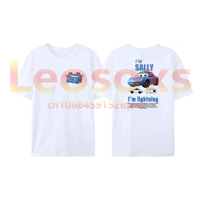 Vintage Cars Matching Shirt, Lightning Mcqueen and Sally Couple T-shirt, Limited McQueen T-Shirt Oversized Washed Tee
