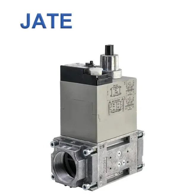 Original CHINA JATE DMV-DLE 520/11 Rp1-Rp2 Double Gas  Solenoid Valves For industrial gas burner