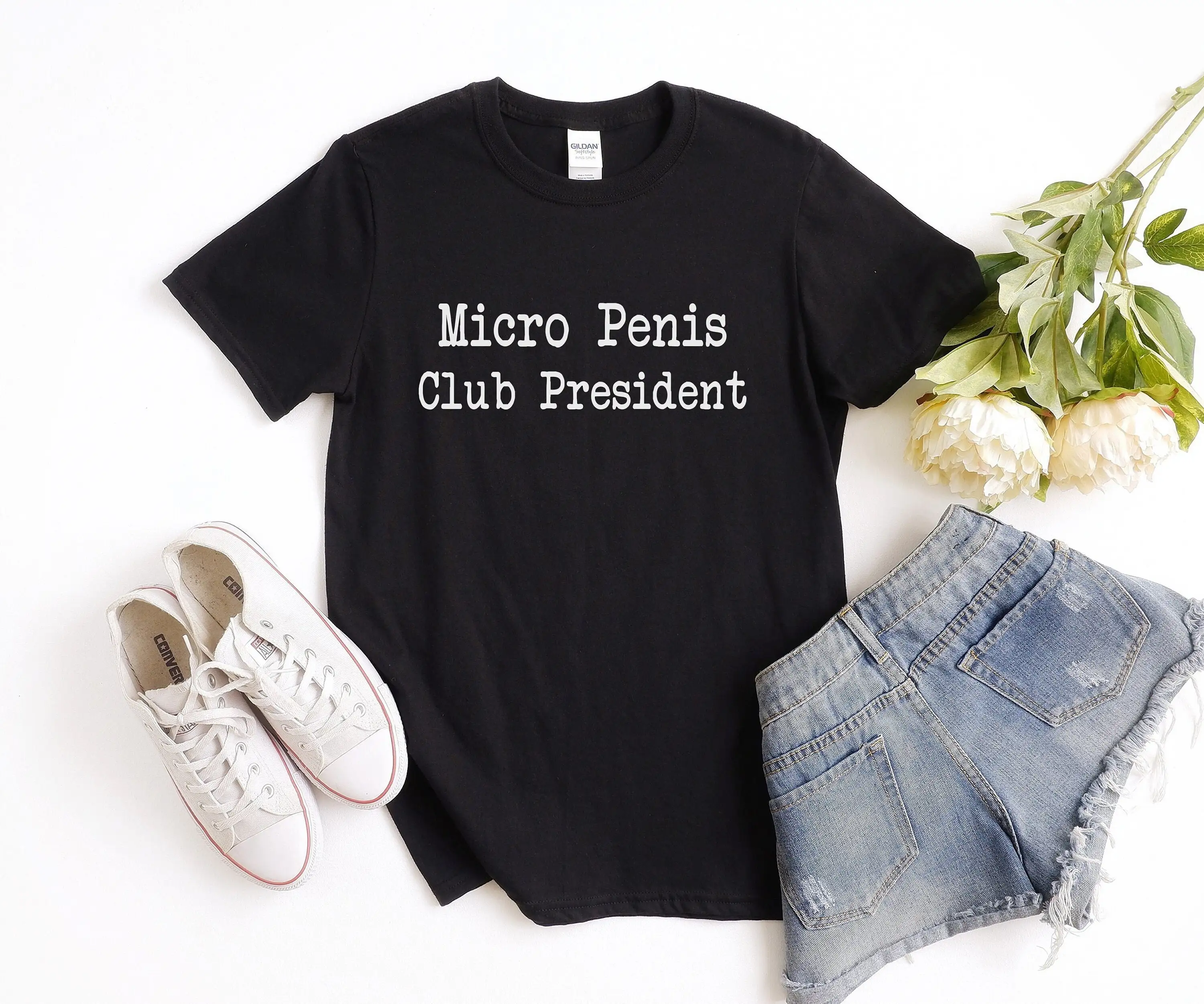 Micro Pen S Club President Funny T Shirt Men Saying Inappropriate Shirts Gag Gift For Him