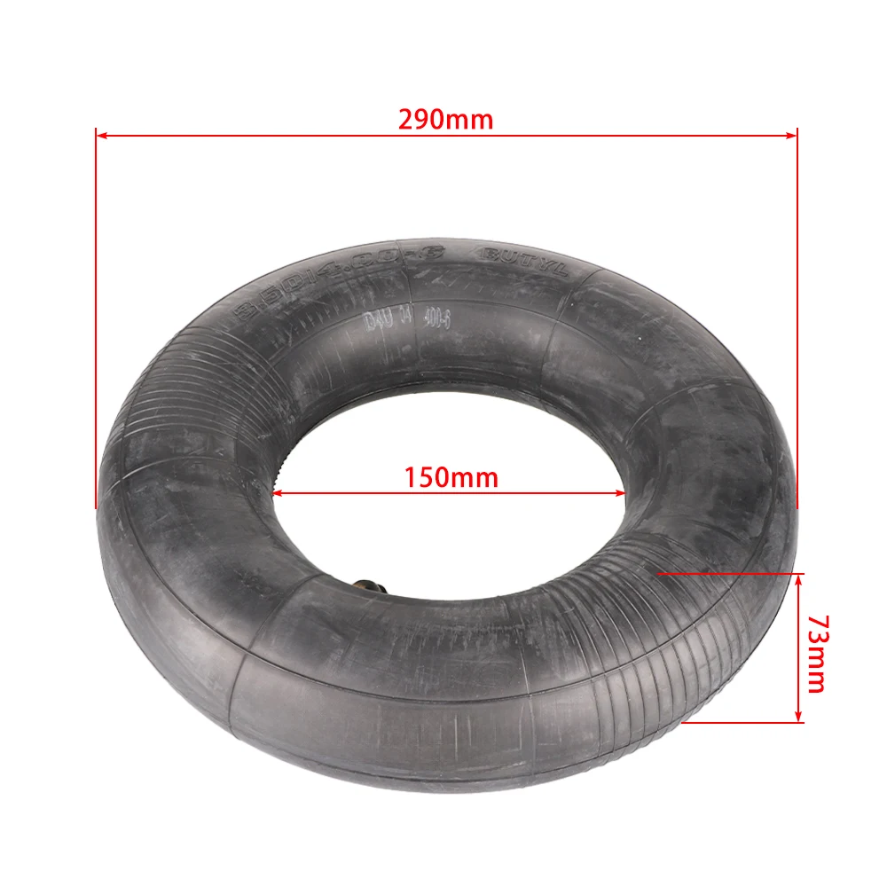 3.50/4.00-6 Inner Tube Butyl Rubber Tube For Lawn Garden Wheelbarrows Go Kart Mini Bike Hand Trucks Snowblowers Garden Cart ATV