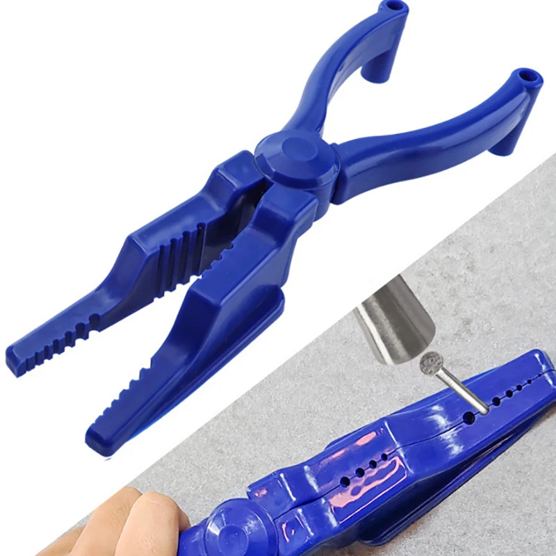 1pc Nail Tool Safety Pliers Portable Safety Finger Protector Nail Holder for Hammering Easy to Position Keep Your Fingers Safe