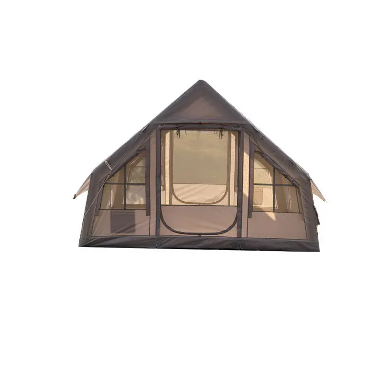 Double Door 6m² Quick Open Inflatable Tent Waterproof Oxford Fabric for Outdoor Camping Beach & Leisure Sunshade Purpose