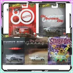 Hot Wheels Pop Culture Series Car Model 1/64 Kitt Mazda Cosmo Sport Aston Martin Vanquish Cars Model Boy Collection Custom Gift