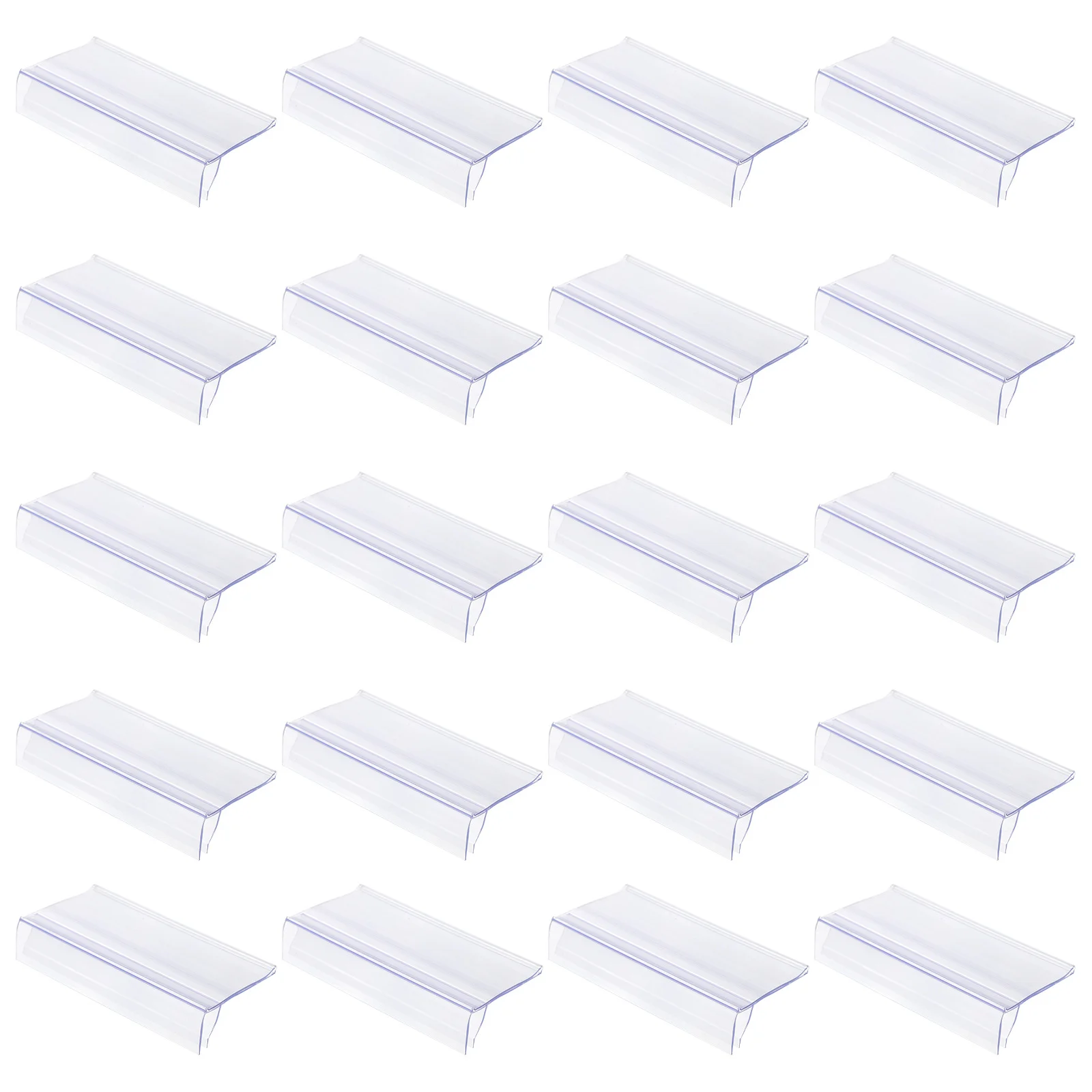 30 قطعة حامل شارة السعر الشفاف مواد ذات نوعية جيدة لمنتجات السوق علامة البضائع علامة سعر السوبر ماركت