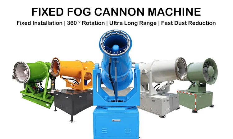 

Factory Outlet Water Spraying Fog Cannon 100m Dust Control Vehicle Mounted Fog Cannon