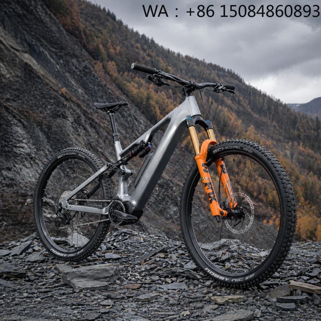 29 Inch Lightweight EMTB, Carbon Fiber Material, Full Suspension Frame, Low Power Off-Road Cycling E-Bike