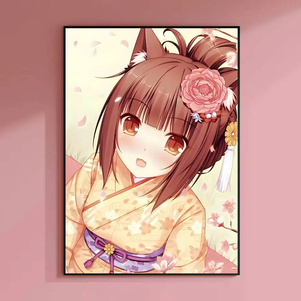 Chocola Vanilla N-Nekopara Poster HD-Leinwand-Wandkunst, wasserfester Druck für Schlafzimmer, Wohnzimmer, Heimdekoration, Geschenk – Detail 15