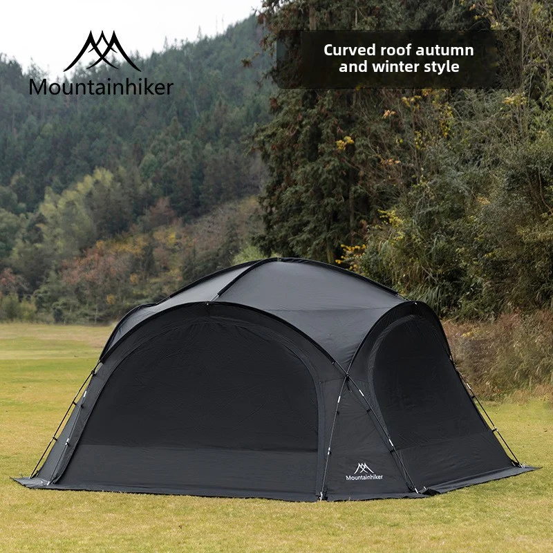 Mountainhiker 8-10 person outdoor camping dome camping tent lightweight luxury round large canopy large sunshade pavilion tent