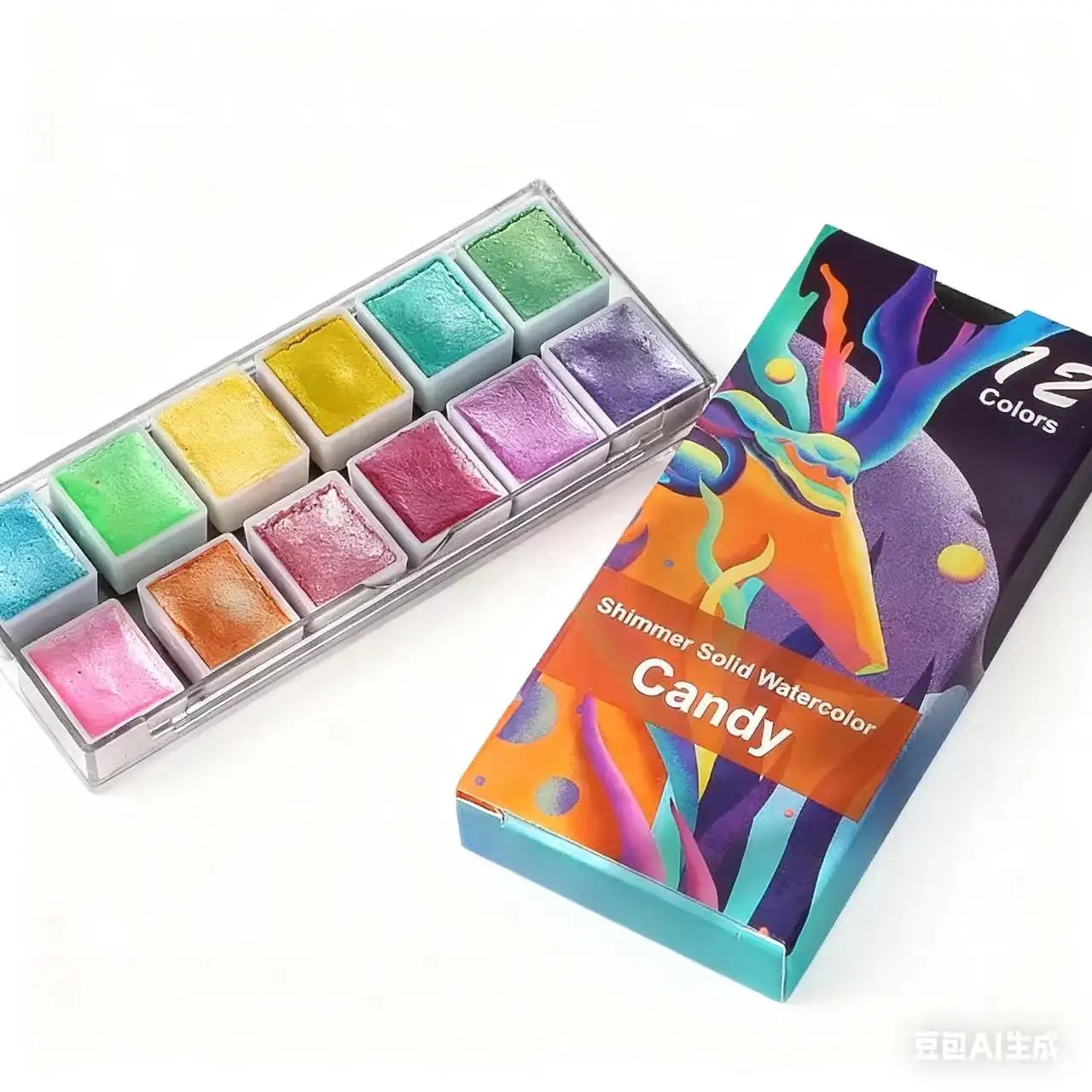 Solide Aquarell Pigment Set Pigment Perlglanz Metall Pigment Für Malerei Macaron Farbe Vintage Farbe Candy Farbe Liefert