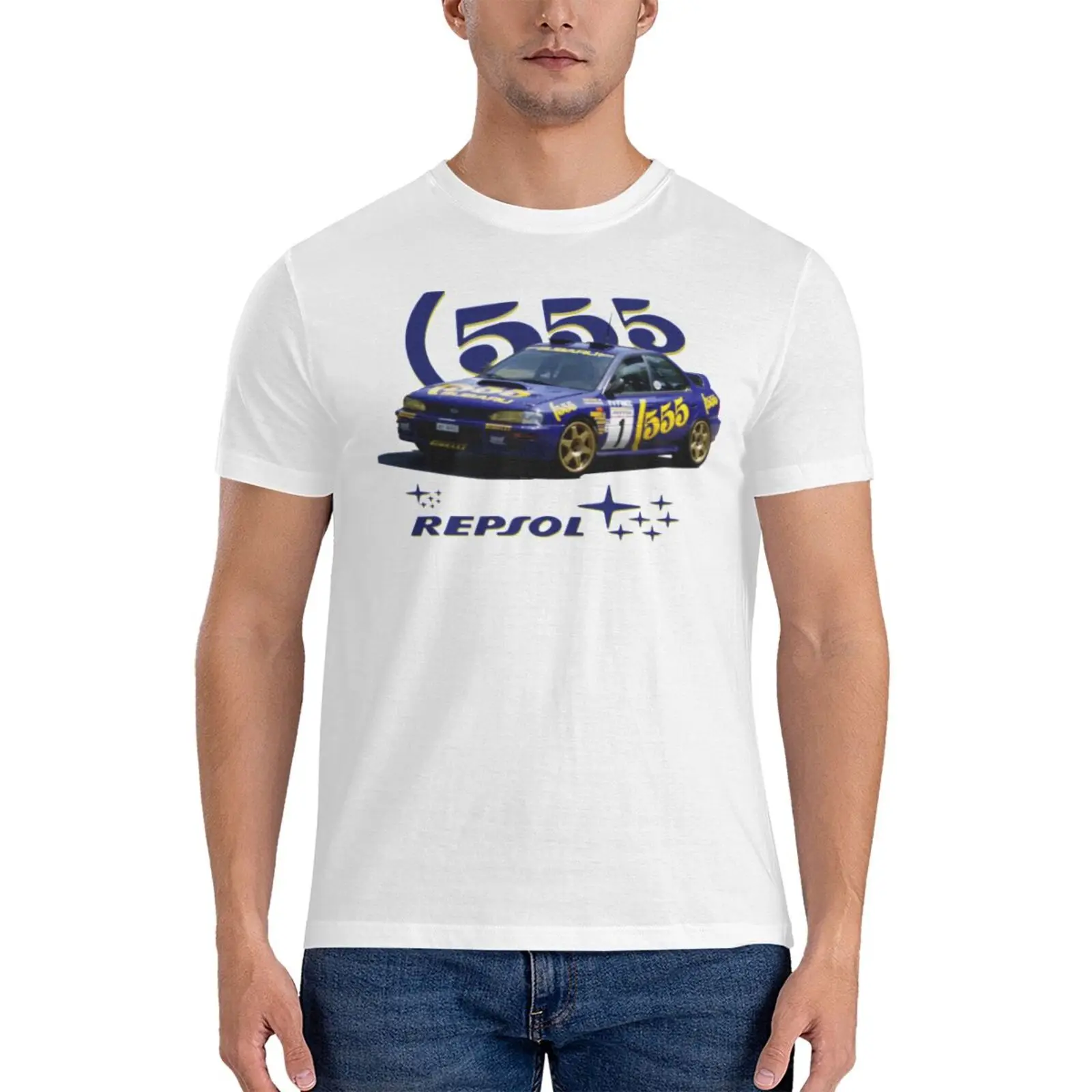 Wrc Rally Impreza WRX Sti GC8 555 T Shirt Colin McRae