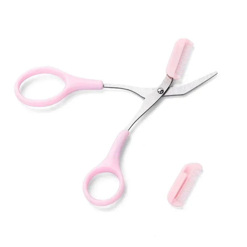 1/3 pièces rasoir de sourcils outils de maquillage ciseaux à sourcils en acier inoxydable avec peigne épilation sourcils façonnage outils de maquillage