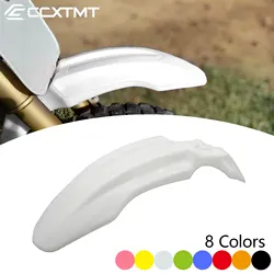 오토바이 전륜 머드 가드 혼다 CRF50 2004-2021 2022 XR50 2000-2003 용 플라스틱 프론트 펜더 프로텍터 확장 머드 가드