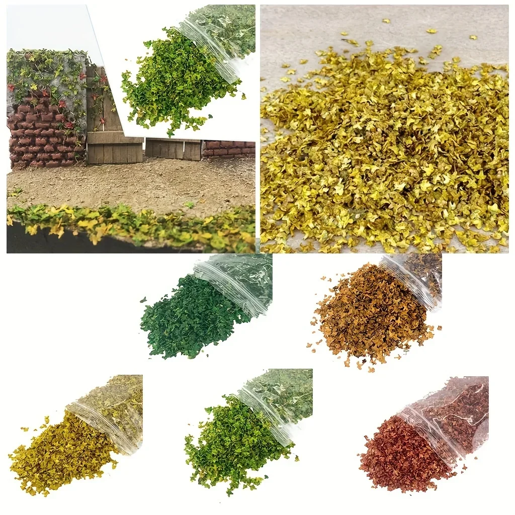 Sand Table Simulation Mini Leaves Miniature Static Leaf Layout Scene Model Wargame Accessories Fairy Garden DIY