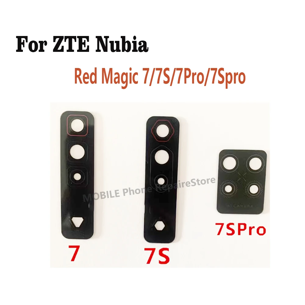 

Стеклянный объектив задней камеры для ZTE Nubia Red Magic 7Pro 7Spro NX679J NX679S NX709J NX709S Стеклянный объектив задней камеры Задняя часть телефона