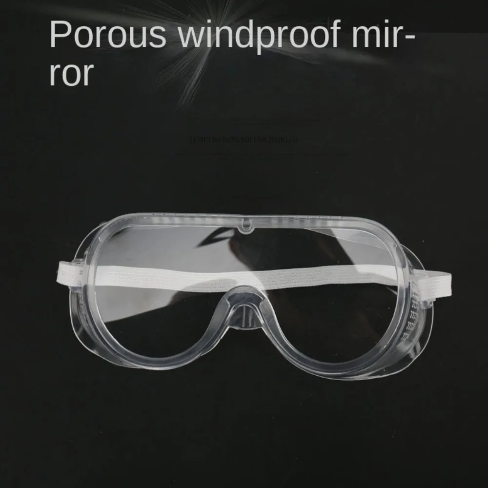 

Fashion PVC Clear Goggles Transparent Anti Splash Porous Windproof Goggles Eye Protective