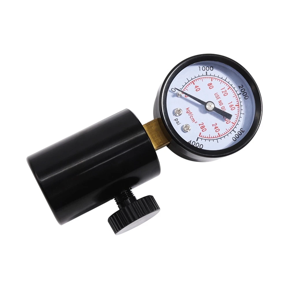 AAA87 Новый прибор для проверки давления в воздушном баке для подводного плавания с тестером регулятора манометра 4000 PSI Alat Test, A