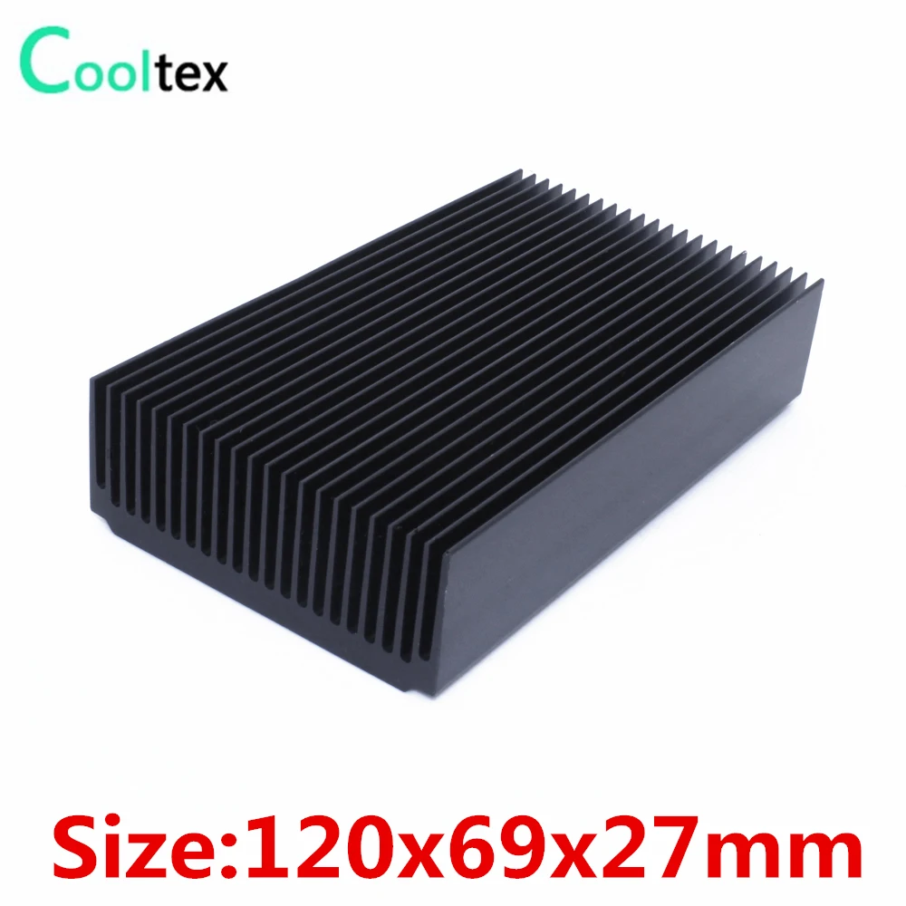 

High power 120x69x27mm Aluminum heatsink Extruded heat sink radiator for Electronic LED heat dissipation cooler cooling