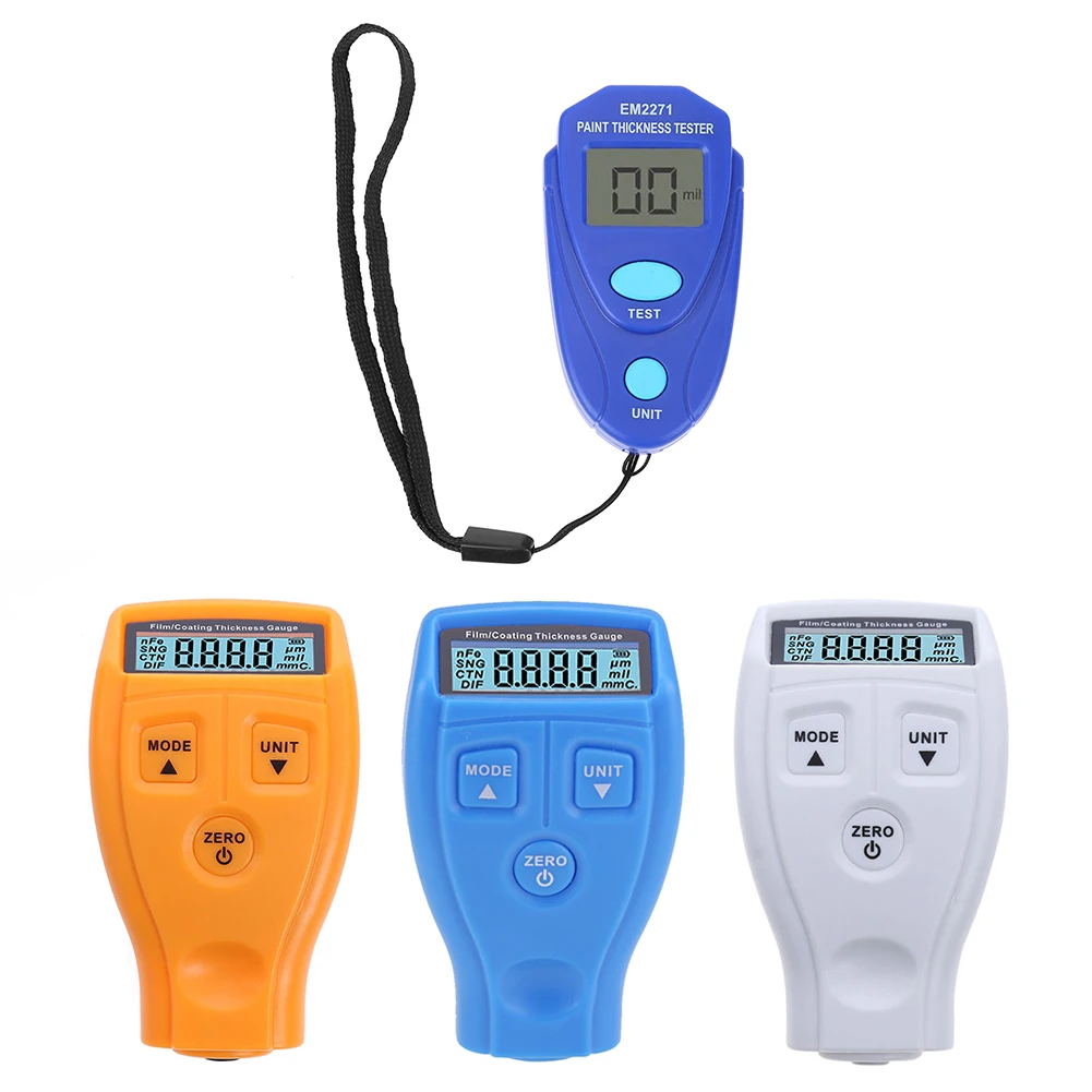 GM200/EM2271 Coating Thickness Gauge Paint Film Thick Tester Measuring Tools Russian Iron-based Manual Metal Lacquer