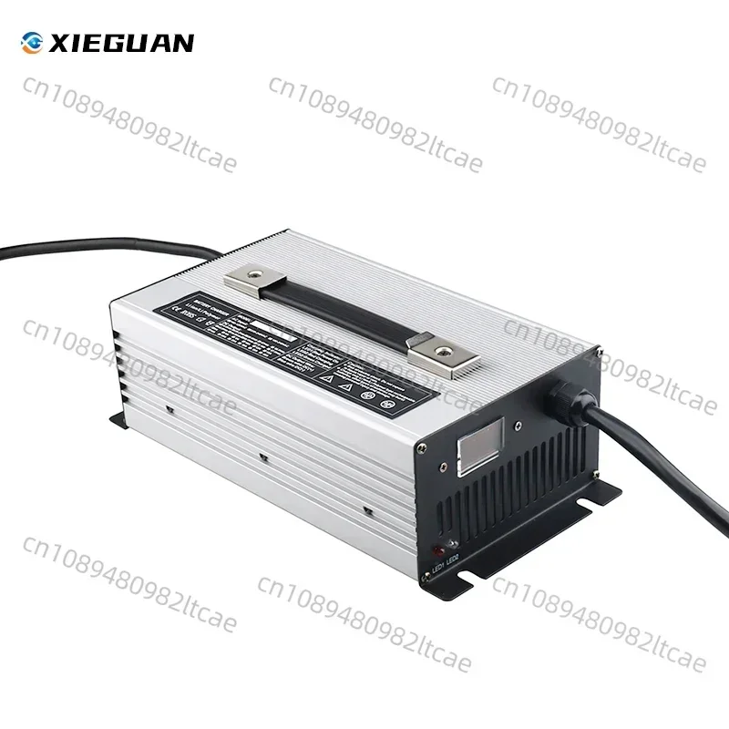 

50A PFC Автомобильное зарядное устройство 12 В 72 В 24 В 40 А 48 В 25 А LiFePO4 Свинцово-кислотный аккумулятор Электрический вилочный погрузчик Интеллектуальное зарядное устройство