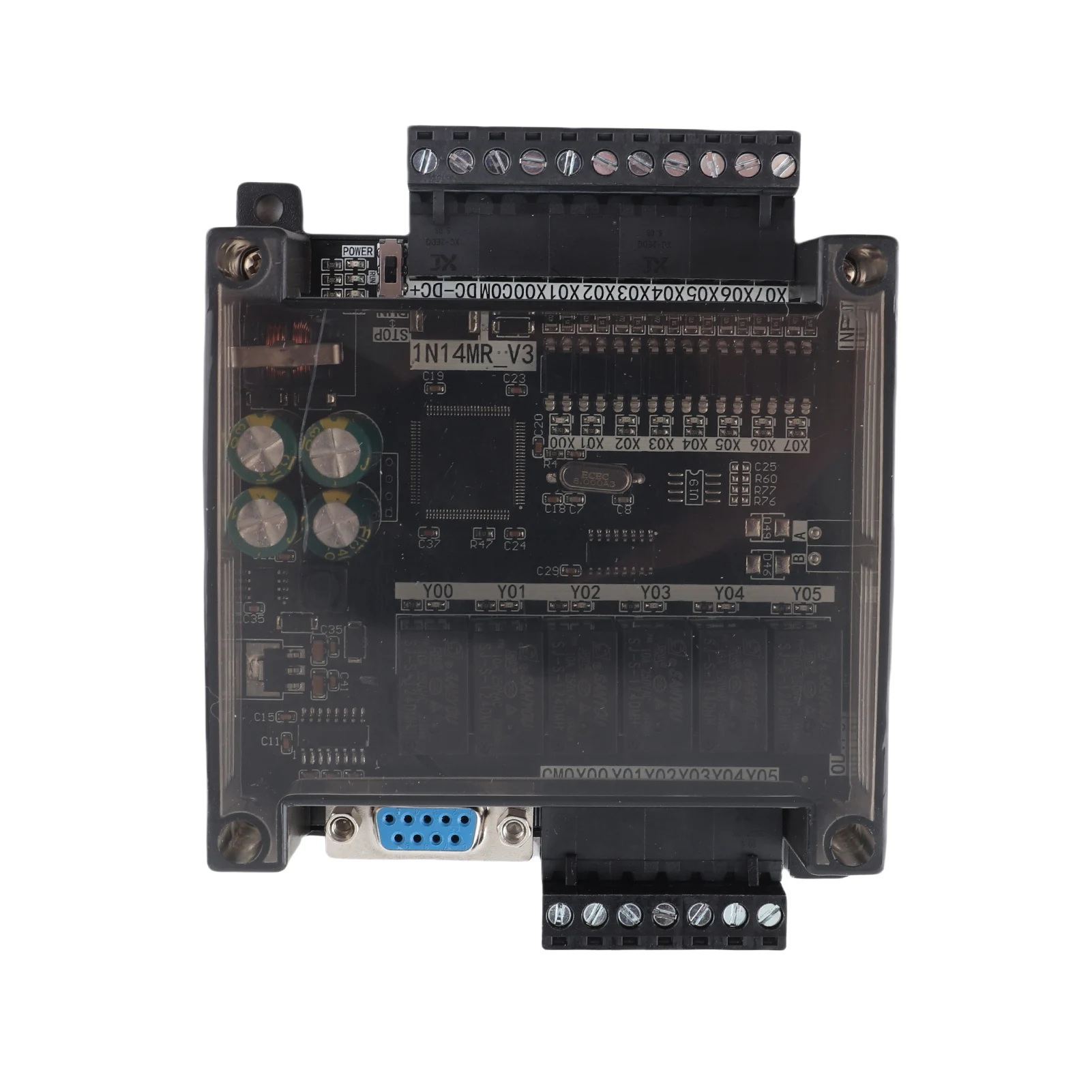 24V PLC Module DC24V FX1N-14MR Industrial Control Board PLC Programmable Logic Controller Relay Output Industrial Control Board