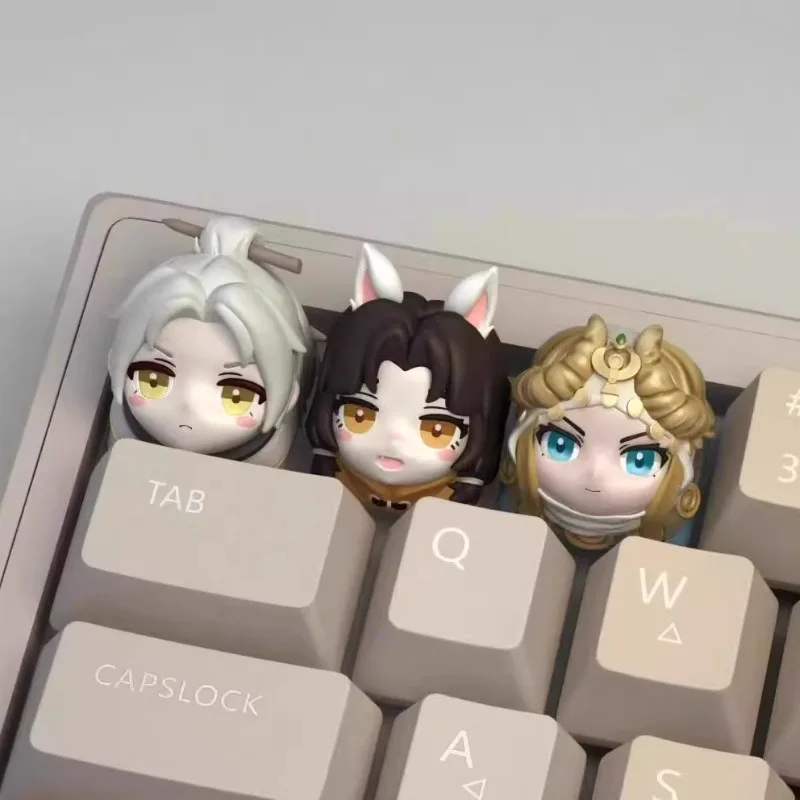 

Narka: Bladepoint Point Keycap Custom Gaming Jett Аниме Key Cap Artisan Механическая клавиатура Аксессуар Украшение Мультяшный колпачок для клавиш