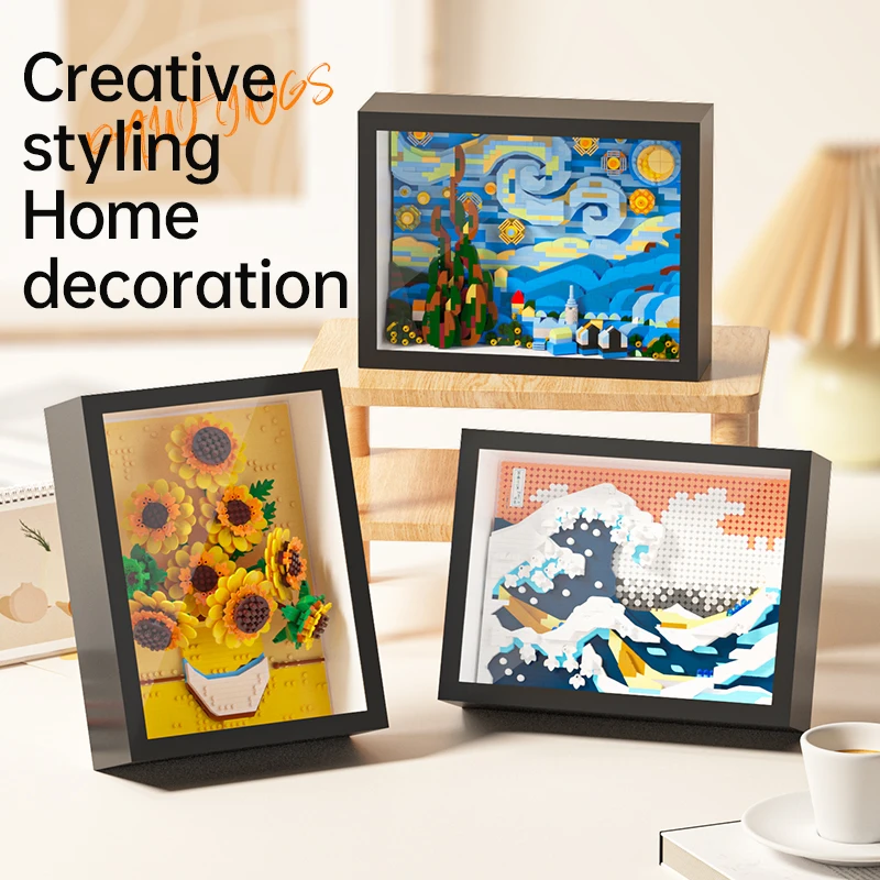 ชุดผลงานสร้างสรรค์ ภาพประกอบกรอบรูปศิลปะ ของตกแต่งบ้าน ตัวต่อจิ๊กซอว์ ของเล่นสะสม ของขวัญ