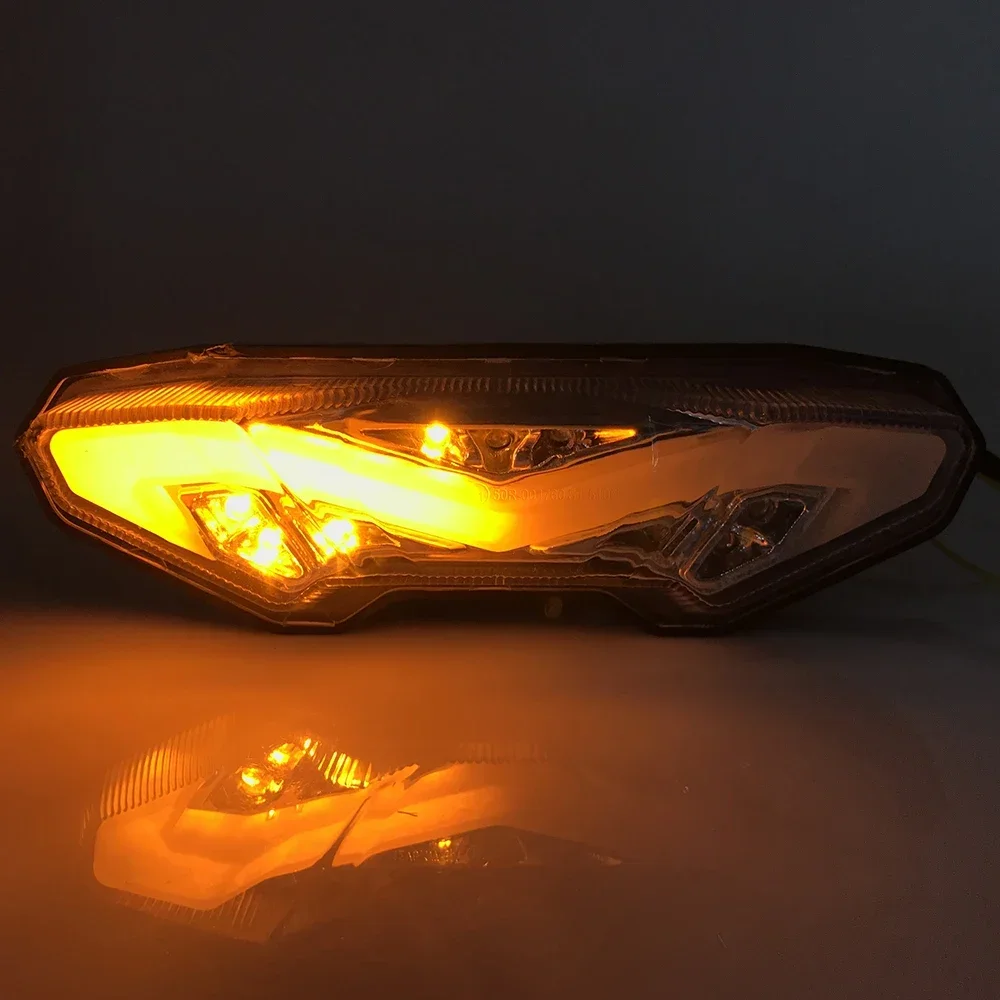 For YAMAHA MT-10 MT-09 FZ09 FJ09 MT-07 Tracer 700 900 Motorcycle LED Taillight Brake Light Rear Warning Lamp Turn Signal Light