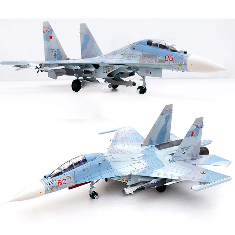 

Diecast Iron Flow 1/72 Su-30 fighter jet Russian SU-30M2 80 Metal Airspeed Tube Alloy Model Emulation Airplance Collection Gift