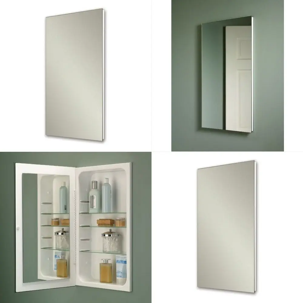 LED Medicine Cabinet with Smart Mirror, 48 Wide Bathroom Medicine Cabinet with Bluetoothamp Speaker, Clock, Room Temp Display,