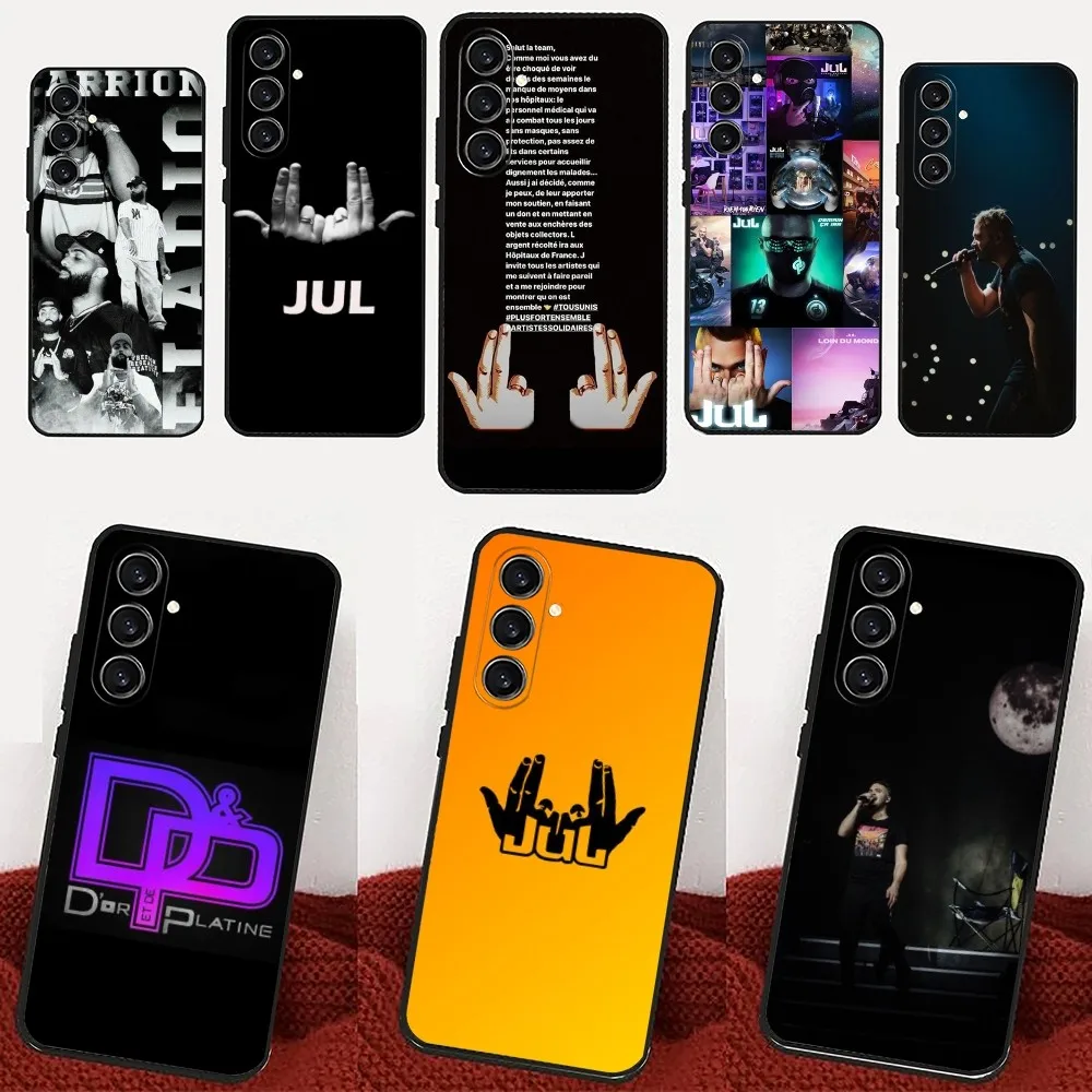 F-France J-Jul Rapper  Phone Case For Samsung Galaxy A13,21s,22,31,32,52,53,71,80,91 Black Soft Cover