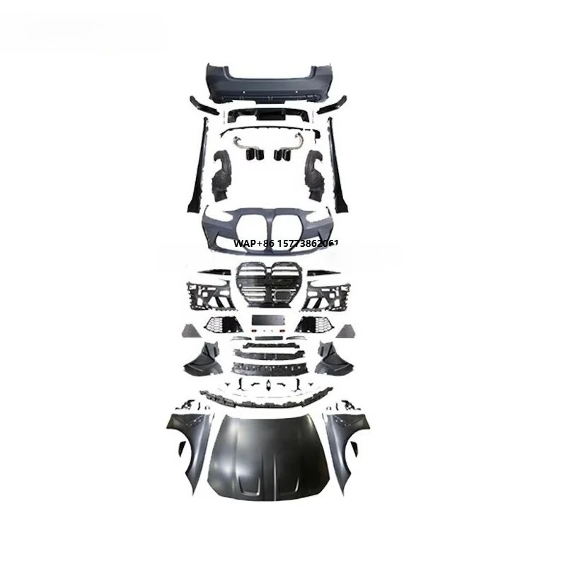 Body Kit Suitable for G20 Modified M3 Wide Body G80 Front and Rear Bumper Assembly Hood Leaf Panel Surround Kit