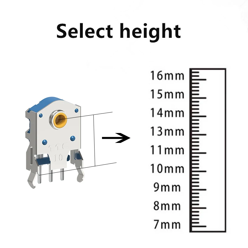 مشفر دوار TTC مع علامة ثقب ، عجلة ذهبية ، 7 ، 8 ، 9 ، 10 ، 10 ، 11 ، 12 ، 12 ، 13 ، 14 ، 15 ،! ، 16 ، أقل ماوس مقاوم للغبار 20-40 جم #5