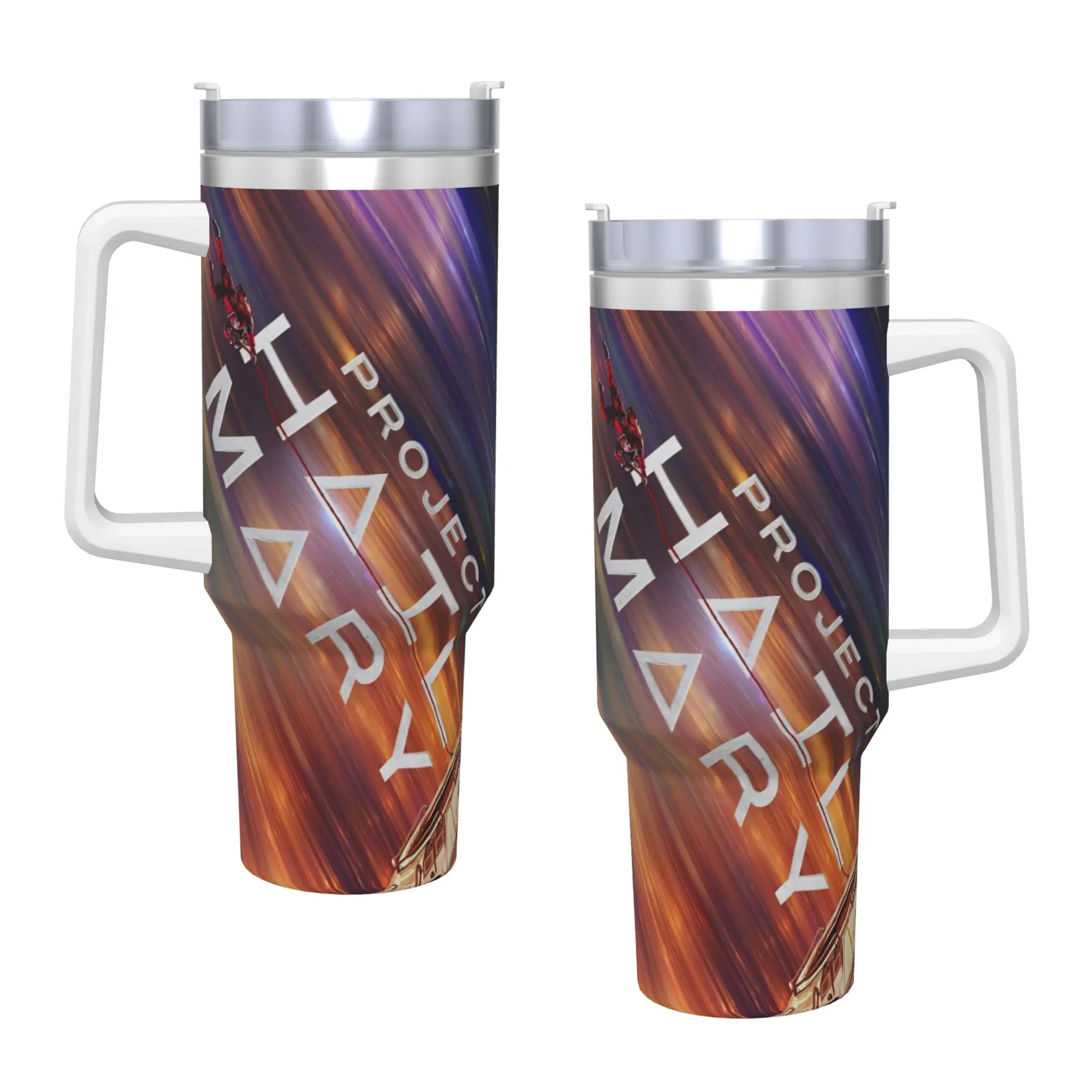 Project Hail Mary Movie 2026 Tumbler Vacuum Insulated  Coffee Cups Vacuum Flask Double Wall Mug Water Bottle 40oz