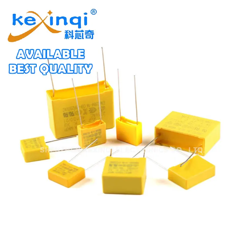 (1~10pcs) X2 Safety Capacitor 275VAC 0.01UF 0.22UF 0.15UF 0.33UF 0.47UF 0.68UF 1.2UF 1.5UF 2.2UF 2UF