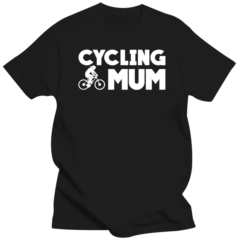 Ladies Cycling Mum Basic T-shirt Mothers Day Gift Top Birthday Road Bike Cyclist