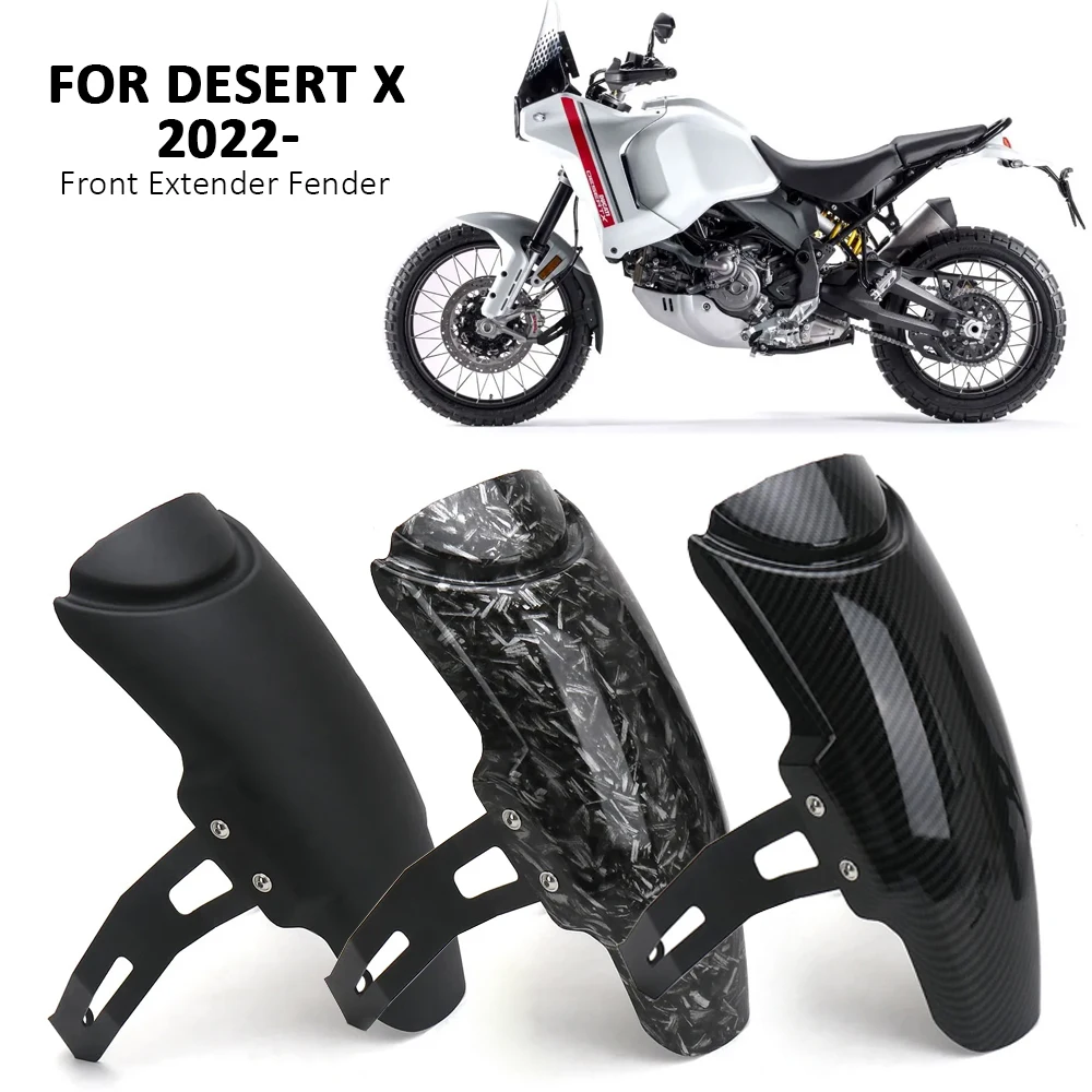 

Motorcycle Accessories Front Wheel Extender Fender Mudguard Mud Flap For Ducati DesertX DESERT X Desert X 2022 2023 Splash Guard