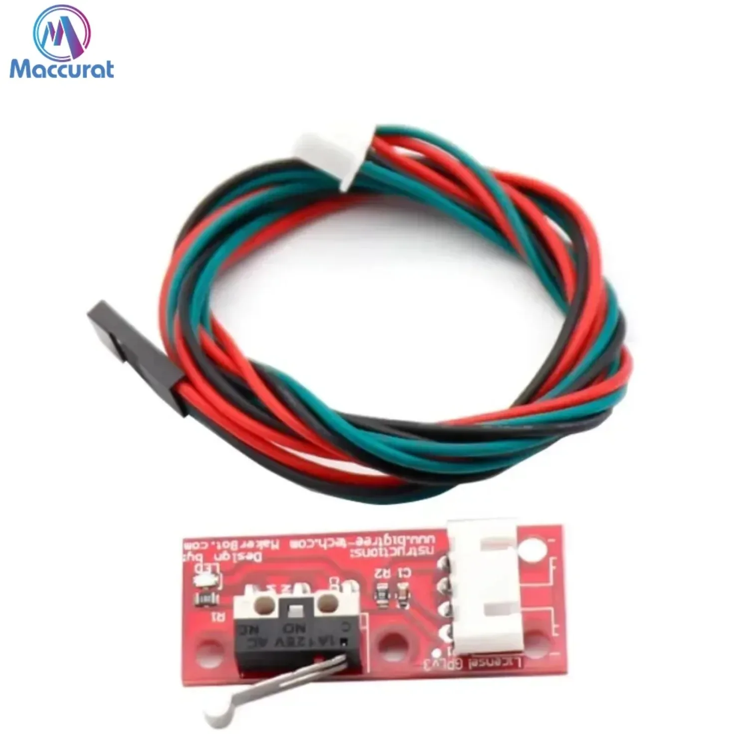 Endstop Mechanical Limit Switches for 3D Printer Switch RAMPS 1.4 Mega 2560 3D Printer Parts Switch Module with 3 Pin Cable