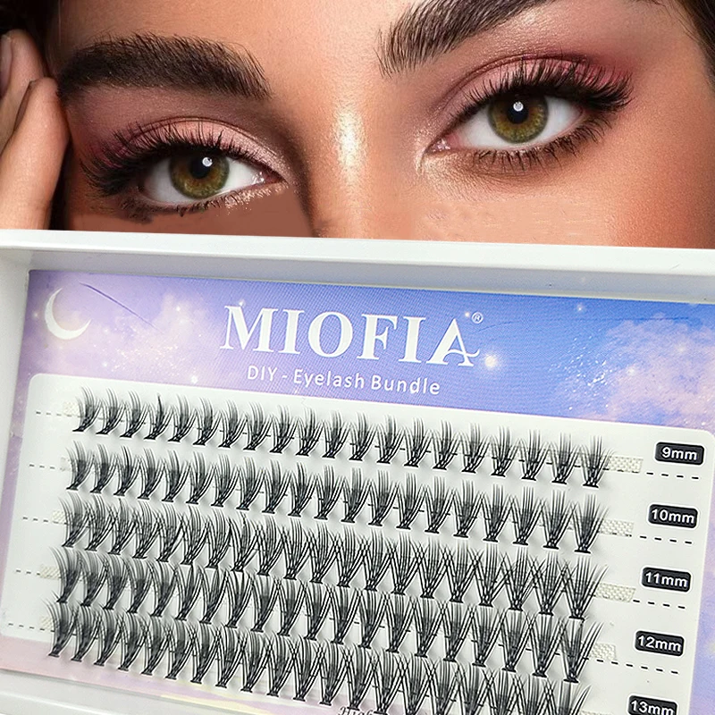 

20D Hand Inserted Mink Eyelashes 1 Box/100 Bundles Natural Eyelash extension 3D Russia Individual Eyelash Cluster Makeup Tools