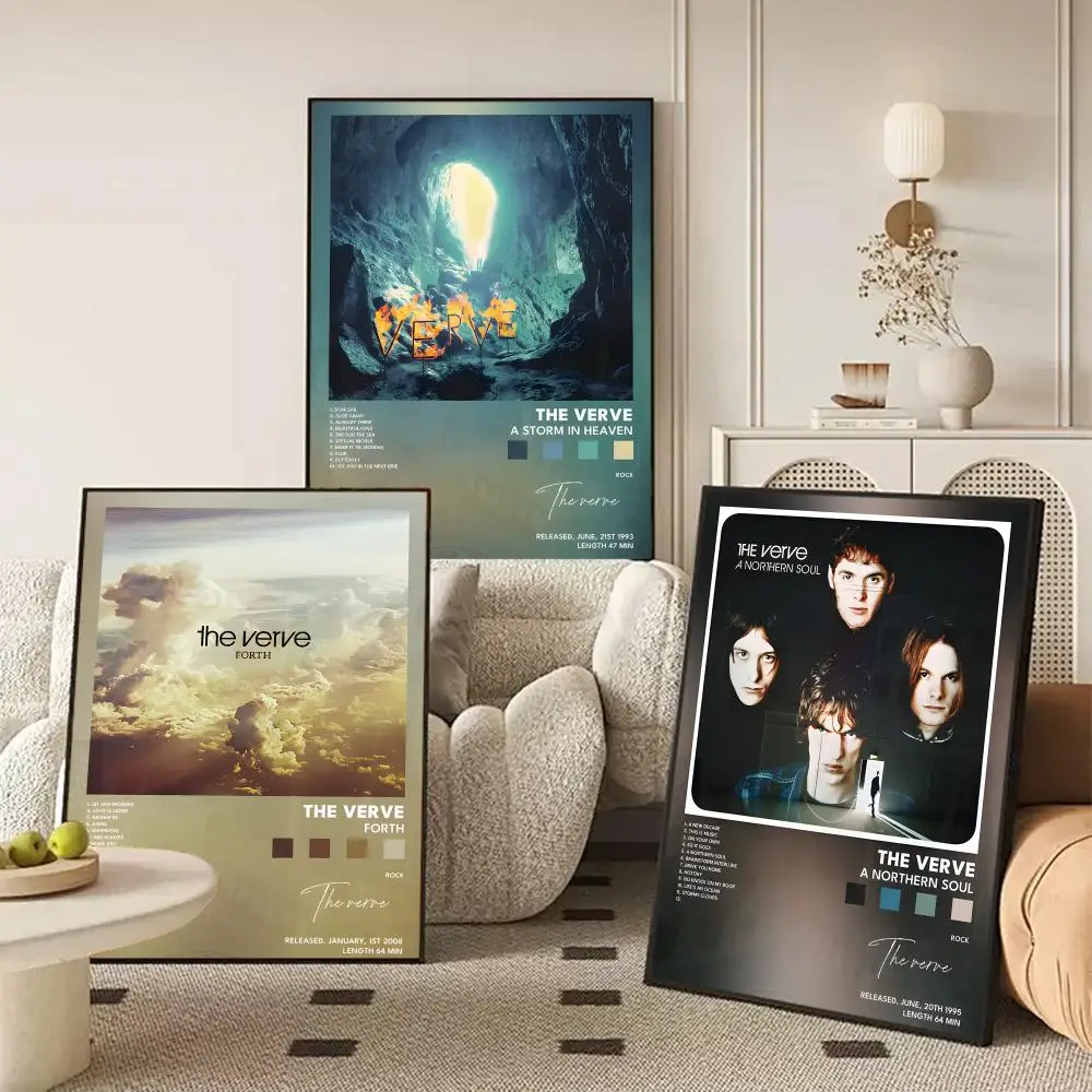 The V-Verve Album Poster HD Wall Stickers Mural Self-Adhesive Decals Bedroom & Living Room Home Decor Gift Idea