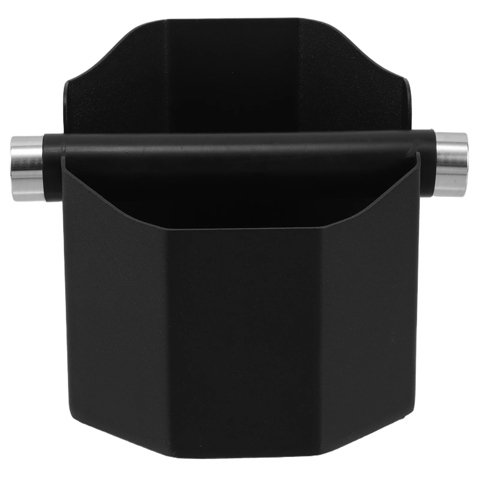 

Coffee Stainless Steel Compact For Espresso Machine Coffee Grounds Container Home Kitchen Bar Use Black