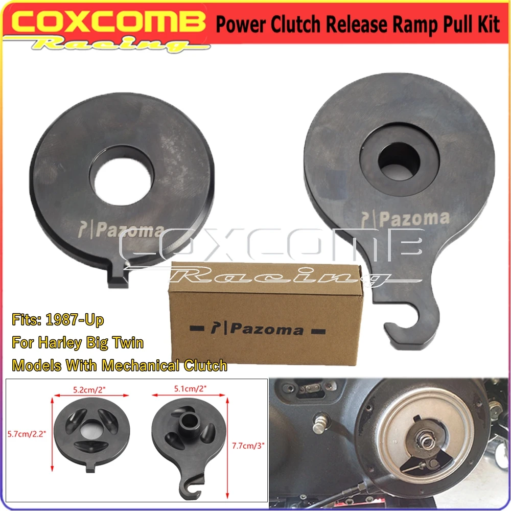 

Motorcycle Power Clutch Stainless Steel Accessories Engine Mechanical Clutch For Harley Big Twin Dyna Softail Touring 1987-2022