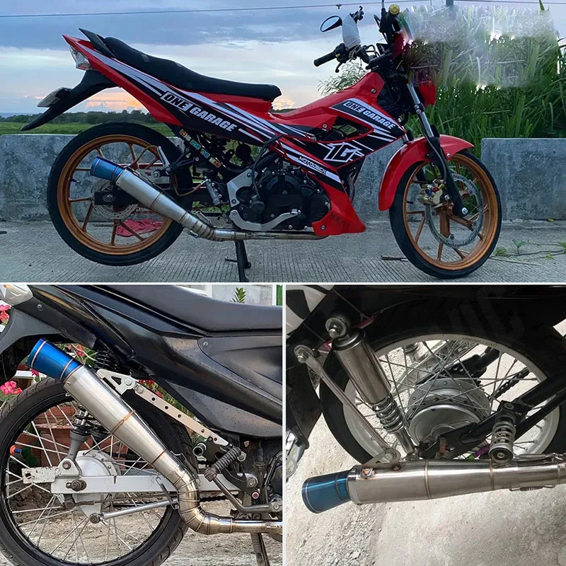 SC 51 مللي متر العالمي للدراجات النارية العادم GP 76 الخمار الصلب مع DB القاتل-مشروع Z800 900 Z1000 CBR600 S1000RR MT07 MT09