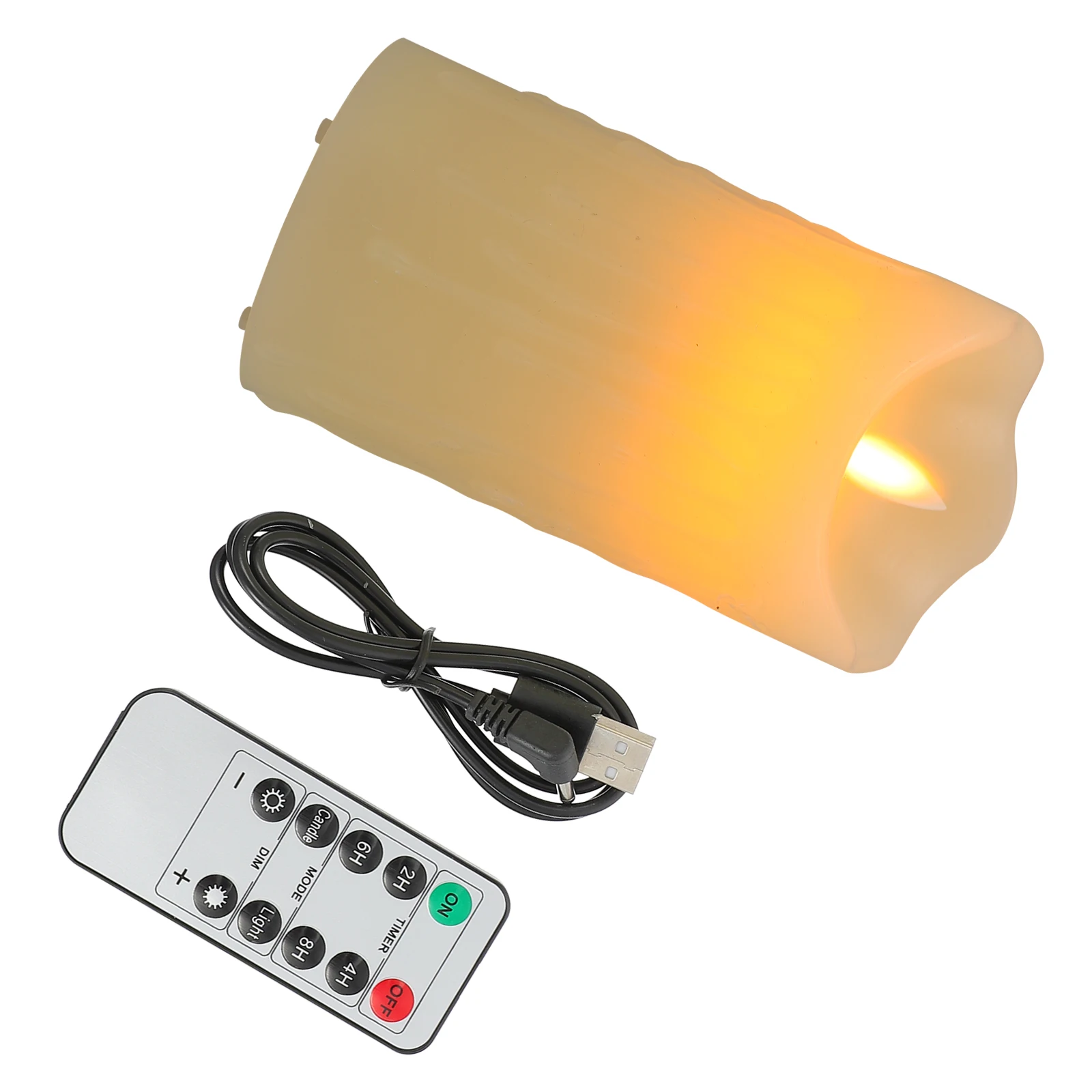 

LED Tear C les Flickering Lamp Electric Paraffin C Remote Control Bedroom Living Room Party Decor Simulation Light