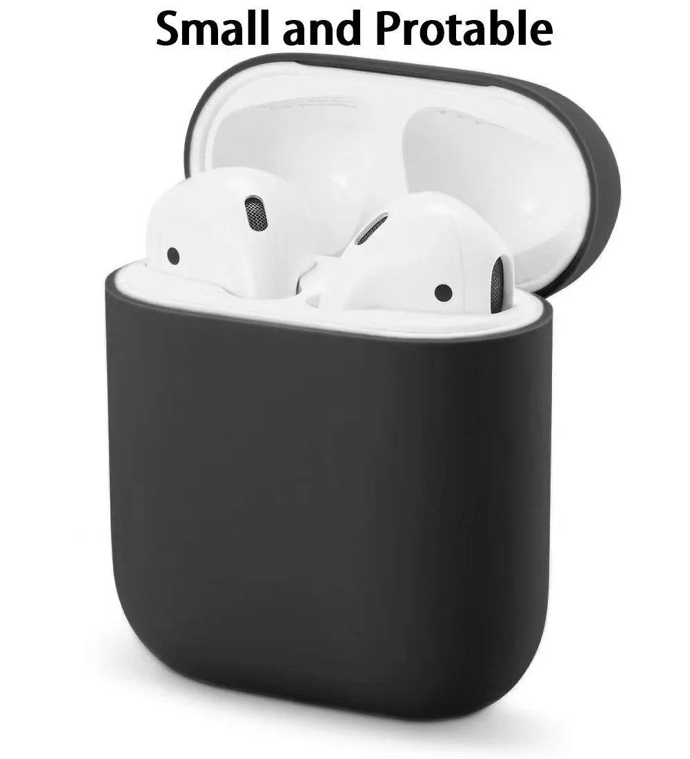Soft Silicone Anti-fall Cases For Apple Earphone Airpods 1st 2nd Case Wireless Earphone Cover For AirPods 2 1 Cover Accessories