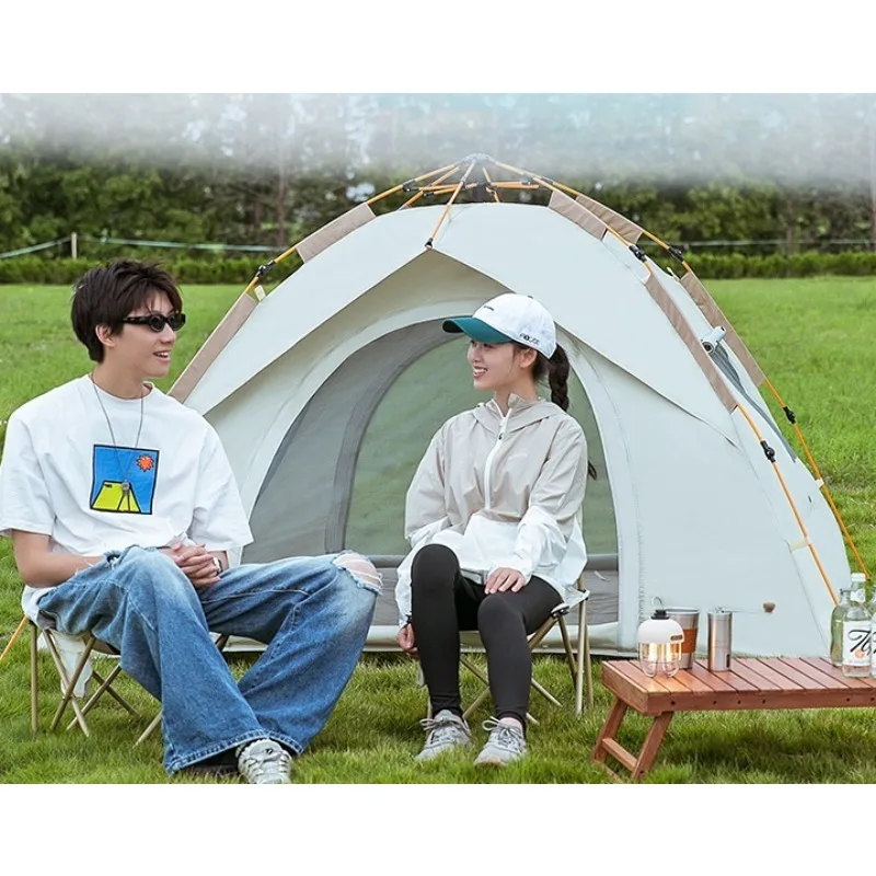 

Tent outdoor portable folding fully automatic pop-up rain camping beach sun protection