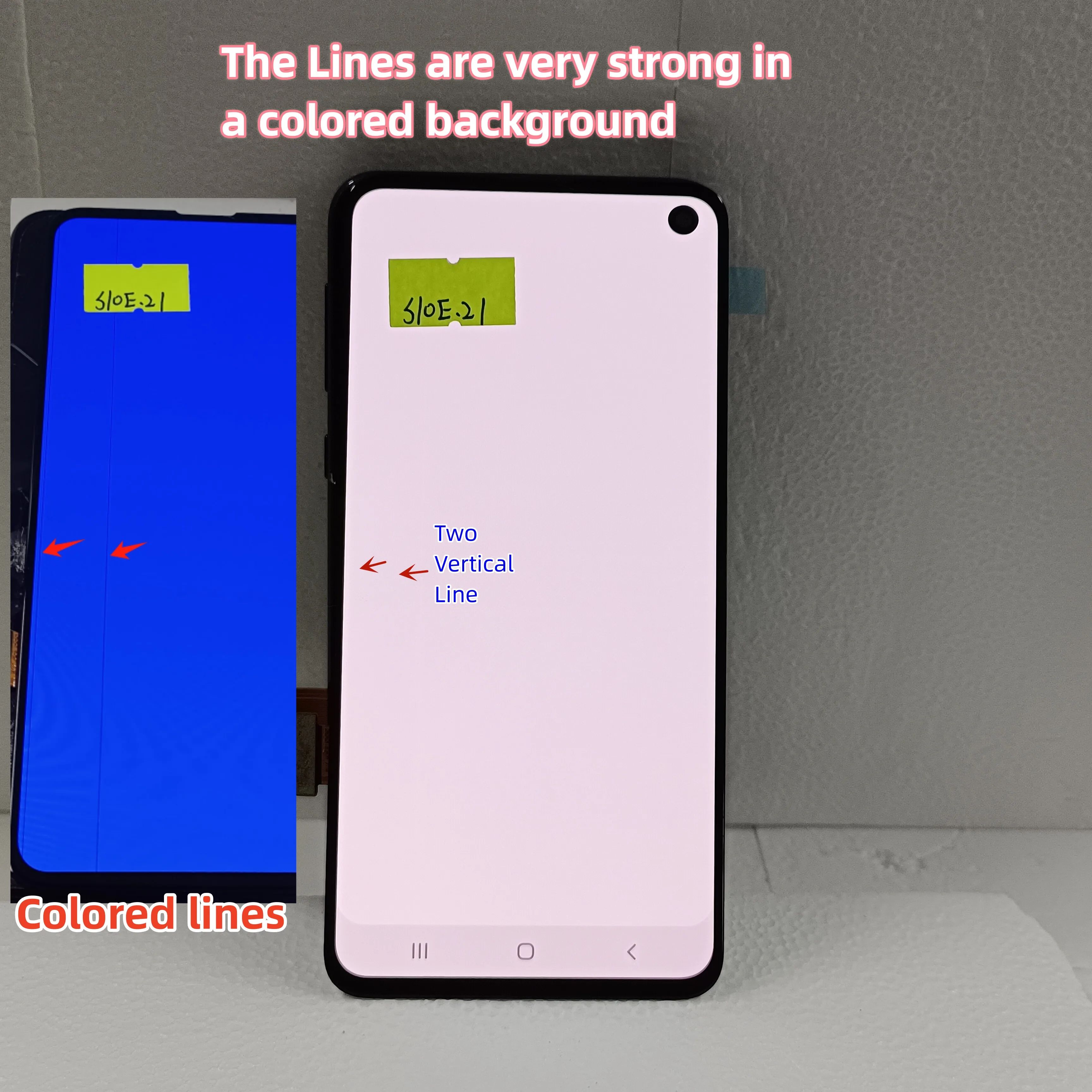 100% Super AMOLED LCD For Samsung Galaxy S10E Display SM-G970F/DS G970F LCD Touch Screen Assembly Display With Dots Lines