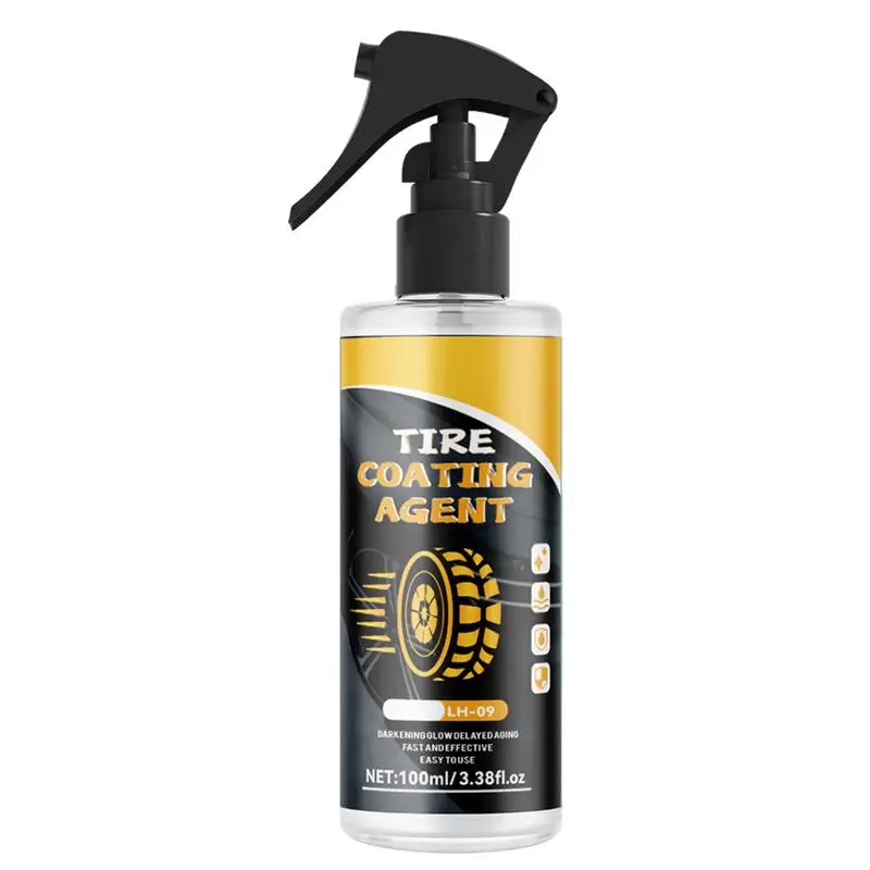 

Automobile Tire Coating Polish Spray 100ml Car Detailing Spray Protective Car Tire Cleaner Tire Dressing Spray Tire Cleaner &