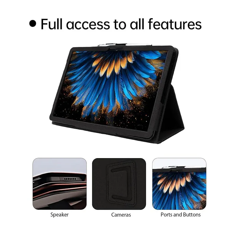 Tablet Case for Blackview MEGA 2 / Mega 2 Wifi 12inch Protective Cover Kickstand Function Shockproof (PU leather Material)