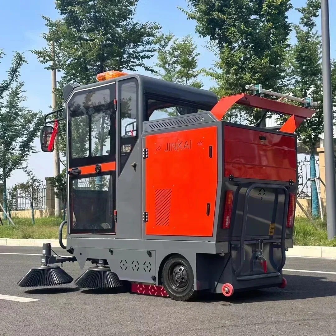 

High Quality Floor Sweeper Broom Industrial Ride On Floor Sweeper Cleaning Machine Car Industrial Electric Road Sweeper