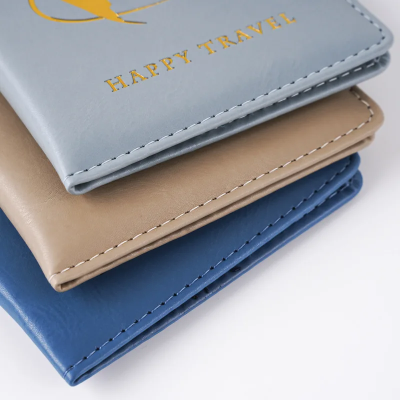 2025, neue globale Farbwechsel, PU-Passhülle, Ticket-Clip, Reisepasshülle, Ausweishalter, Reisebrieftasche, Reisezubehör